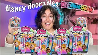 Unboxing the BRAND NEW TECHNICOLOR Disney Doorables 😱🌈 RARE FINDS [upl. by Mountfort]