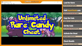 Unlimited Rare Candy Cheat Pokemon Fire Red [upl. by Giana]