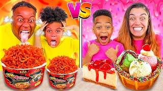 SWEET VS SPICY FOOD CHALLENGE 🌶️ [upl. by Atsirtal]