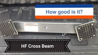 Harbor Freight floor jack cross beam review unboxing amp how to install [upl. by Amliv]