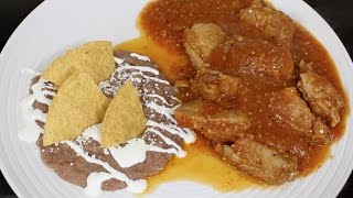 Carne de puerco en salsa de tomates asados 🍅🔥 Delicioso👌🏻 [upl. by Aun77]