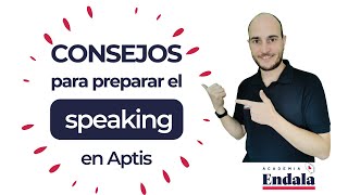 CONSEJOS para preparar el SPEAKING en APTIS online [upl. by Ille]