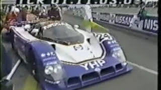 NISSAN R90CK in 1990 LE MANS Qualify [upl. by Adnolaj]