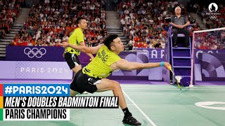 Mens Doubles Badminton Final 🏸  Paris Champions [upl. by Acemat]