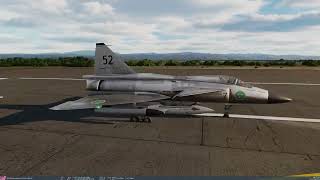 DCS AJS37 Viggen Tutorial 2  Takeoff [upl. by Casimire473]