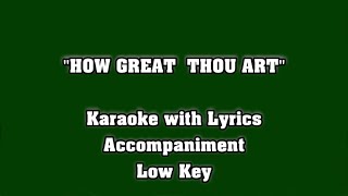 How Great Thou Art Karaoke Carrie Underwoodwmv [upl. by Notsgnik567]