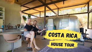 Unique Airstream Jungle Home Tour in a Costa Rica Eco Village [upl. by Kathye]