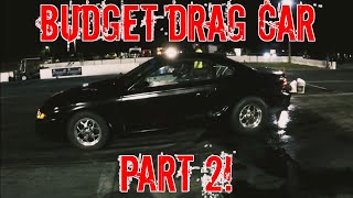 How to Build a Budget Drag Car  95 Mustang Part 2 Race Star Wheels Nitto DRs and New Paint [upl. by Eirrod546]