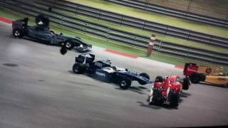 F1 2010 Crashes PS3 [upl. by Melody638]