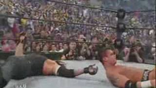 Randy Orton Counters The Chokeslam Into A Rko [upl. by Zola]