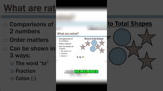 Ratio and Proportion Understanding the Relationship Between Stars and Shapes [upl. by Nellir]