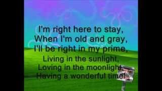 Tiny Tim  Living in the Sunlight Lyrics [upl. by Sonny]