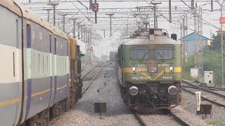 Humming EMD Twins arrival and meet WAG 9 Twins  Pune WDG 4 and WDG 4D [upl. by Liva]