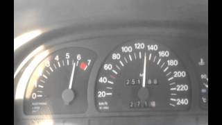 Opel Calibra 20 8V C20NE Acceleration 0 160 LPG [upl. by Domenic658]