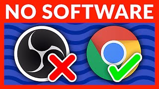 How to live stream without software  OBS alternative [upl. by Anifur]