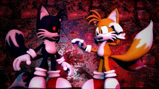 Sonic exe The spirits of Hell Tails Solo Ending 3D Animation [upl. by Hendrik951]