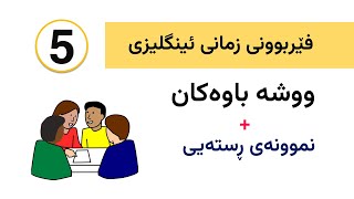 ٥  فێربوونی ئینگلیزی  ووشە باوەکان  نموونەی ڕستەیی [upl. by Anhoj]