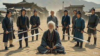 Kung Fu Movie The worlds top swordsman despises an old monk but is defeated by his prayer beads [upl. by Roley]