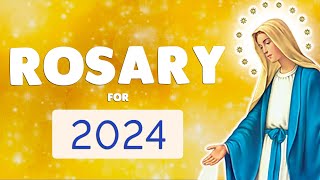 🙏 ROSARY 2024 🙏 POWERFUL PRAYER for a BLESSED YEAR [upl. by Lartnom574]