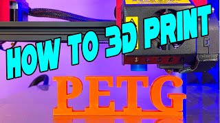 How to 3D Print PETG Filament Tips and Settings to 3D Print PETG Like a Pro  Cura [upl. by Beverle]