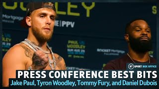 Jake Paul v Tyron Woodley Press Conference Highlights [upl. by Hackathorn]