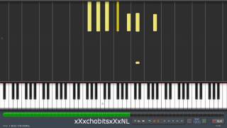 persona 3  memories of the school  synthesia tutorial  HD and HQ sound [upl. by Nilyam]