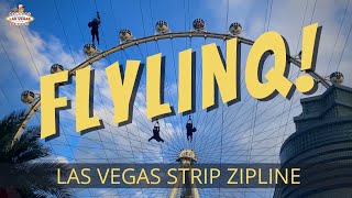 Best Las Vegas Strip Zipline Fly LINQ  Las Vegas Zipline Review [upl. by Catriona]