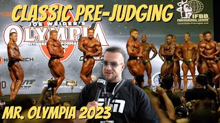 Mr Olympia 2023 Classic Prejudging [upl. by Maia234]