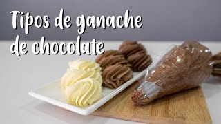 Tipos De Ganache De Chocolate [upl. by Alegnad]