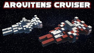 Minecraft Tutorial Star Wars How to Make an Arquitensclass Light Cruiser 120 [upl. by Lindberg738]