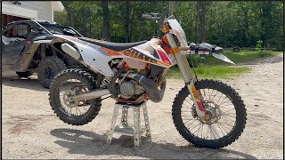 2017 KTM 300 XCW Review [upl. by Yssim]