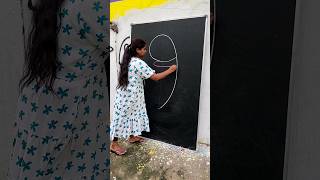 9  Dog Drawing 😍  Easy Blackboard Drawing shorts [upl. by Everson]