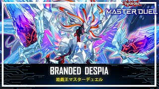 Branded Despia  Mirrorjade the Iceblade Dragon  Destroy and Banish Cards YuGiOh Master Duel [upl. by Jonati]