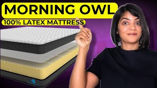 Morning Owl Natural Latex Mattress  Latex mattress pros and cons  Better than memory foam [upl. by Natfa]