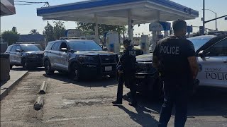 HUGE RESPONSE AT GAS STATION AMPM STORE FOR A MAN WHO STOLED CIGARETTES [upl. by Schiff407]