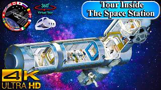 Virtual Tour Inside the ISS  See How the International Space Station Works  4K [upl. by Fleur]