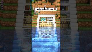 Minecraft Underwater House 🏠 shorts [upl. by Wonacott626]