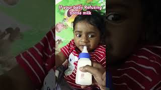 Baby refusing bottle milkbottle feeding tips [upl. by Alegnad]