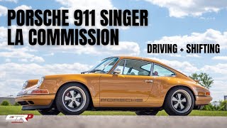 Porsche 911 Reimagined by Singer LA Commission Driving  Shifting [upl. by Ennairac]