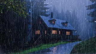 Gentle Night RAIN  Rain Sounds For Sleeping  Thunderstorm Sounds Relax Study ASMR [upl. by Gustafsson]