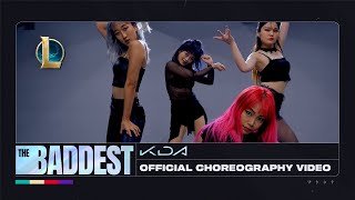 KDA  THE BADDEST Dance  Official Choreography Video  League of Legends [upl. by Jade]