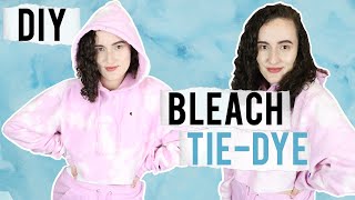 HOW TO Bleach TieDye DIY  Easy amp Cheap Quarantine Activity [upl. by Eikcor]