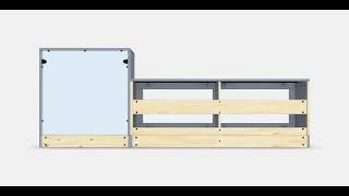 HAVSTA TV storage combination 2  3DModel  WebAR [upl. by Alyahsal]