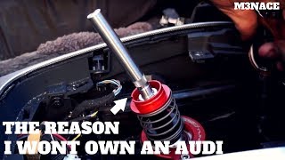 Short Shift Kit install on the Audi [upl. by Skippie]