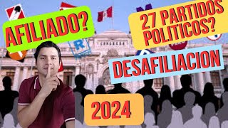 🔴🔴¡Alerta roja ¿Estás afiliado a un partido político sin saberlo2024 [upl. by Major606]