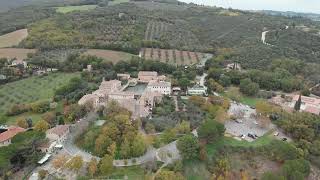 Bagno Vignoni  Tuscany Italy  Drone 4K [upl. by Koball441]