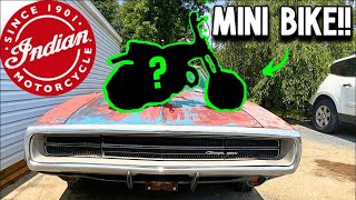 Finding a RARE Indian Mini Bike 1970 Charger amp 1969 Camaro [upl. by Okimuk]