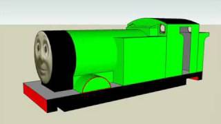 Thomas The Tank Engine on Google Sketchup [upl. by Eversole]