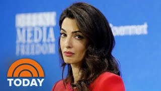 Why Amal Clooney is in spotlight following ICC arrest warrants [upl. by Ahsam193]