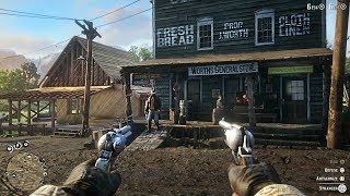 Red Dead Redemption 2 Free Roam Gameplay LIVE Robbing Stores Bounties Hunting Fishing [upl. by Eahsel]